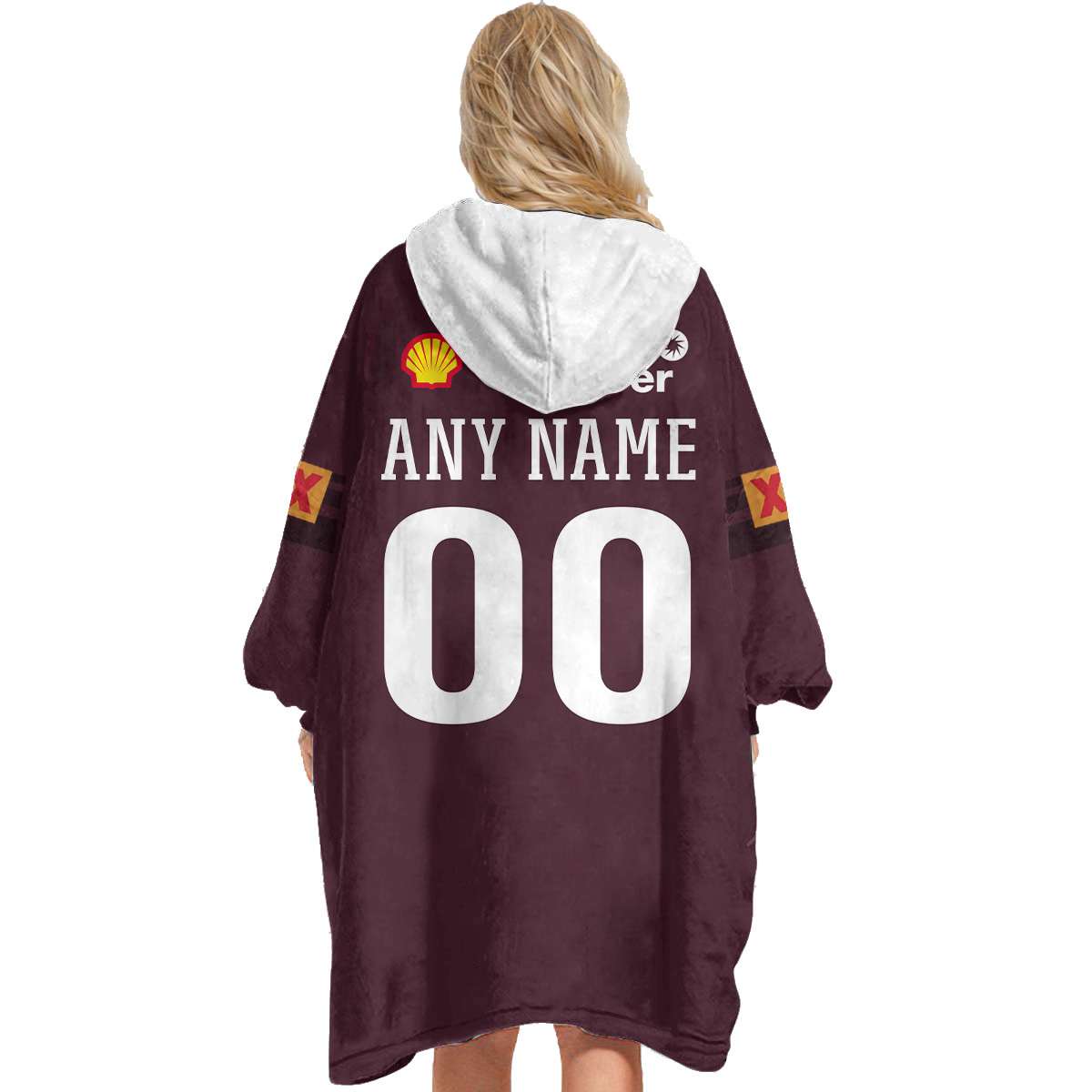 Premium Queensland Maroons Blanket Hoodie - Famjoys Premium Queensland Maroons Blanket Hoodie - Famjoys