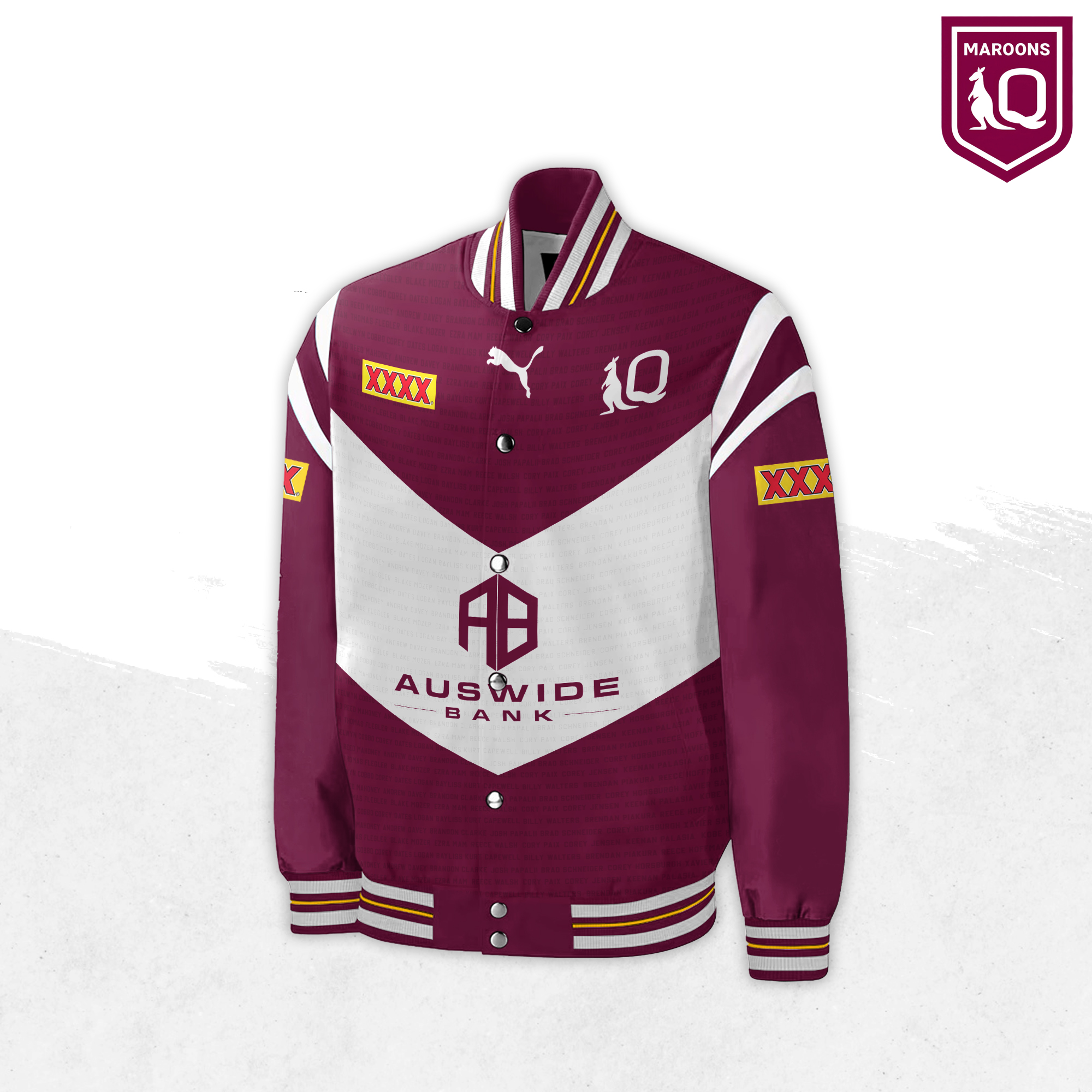 Premium Queensland Maroons Bomber - Famjoys Premium Queensland Maroons Bomber - Famjoys