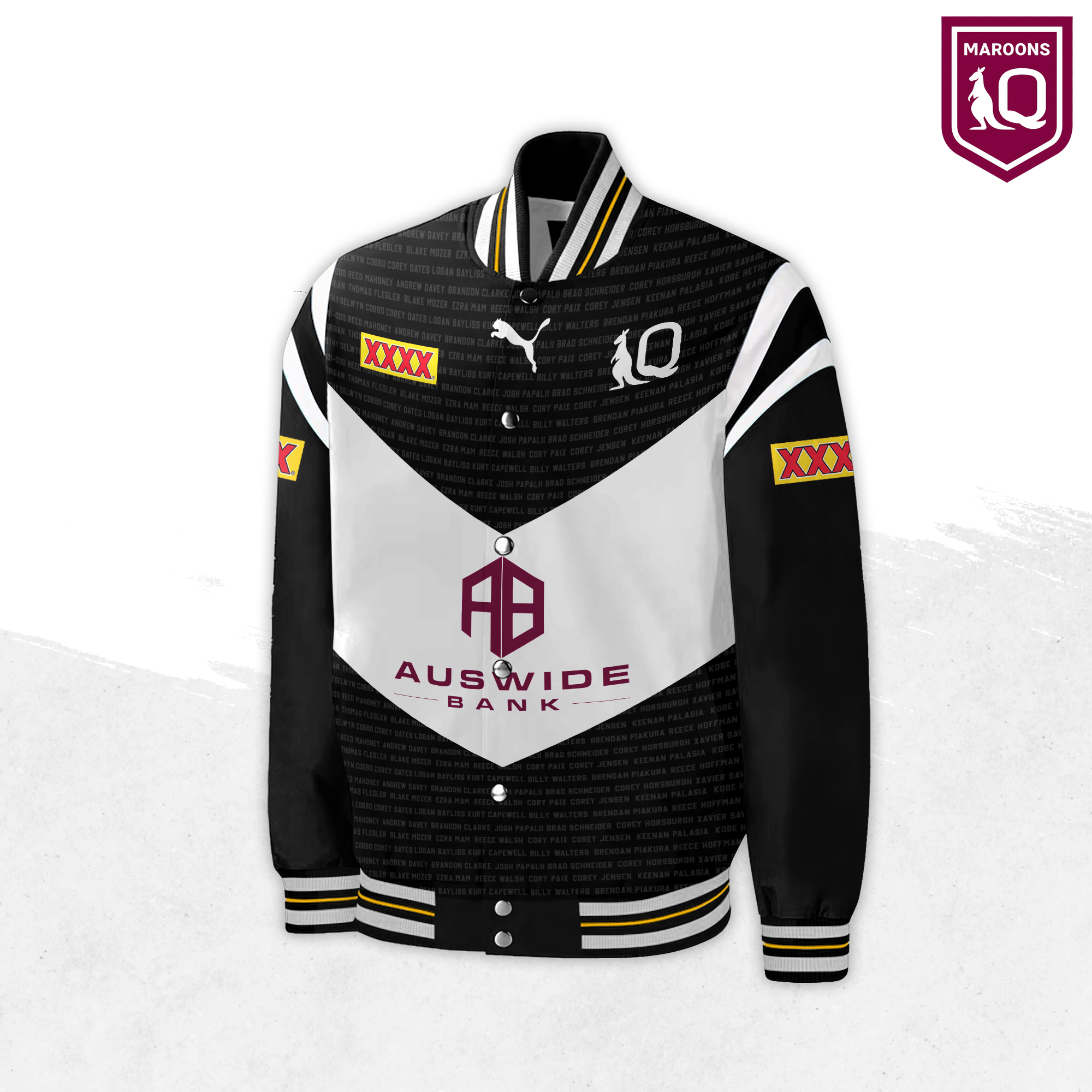 Premium Queensland Maroons Bomber - Famjoys Premium Queensland Maroons Bomber - Famjoys