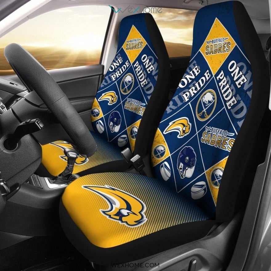 Pride Flag Buffalo Sabres Car Seat Covers - Famjoys Pride Flag Buffalo Sabres Car Seat Covers - Famjoys