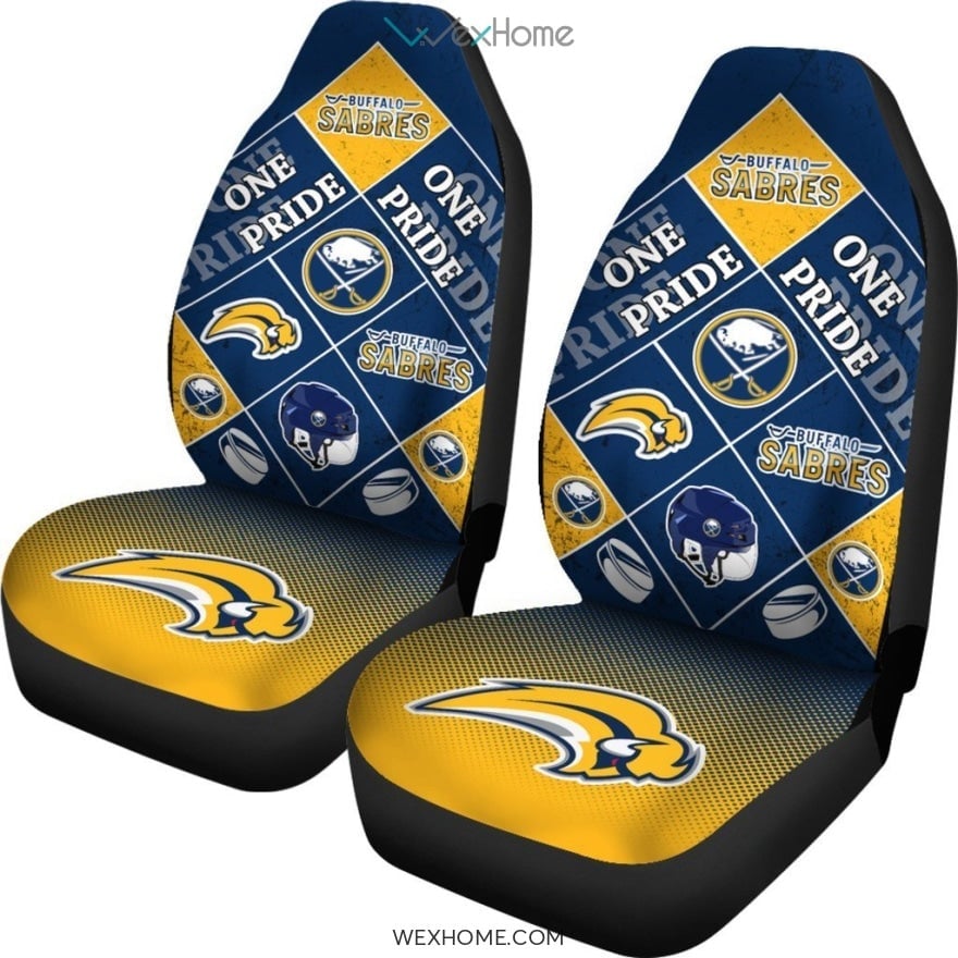Pride Flag Buffalo Sabres Car Seat Covers - Famjoys Pride Flag Buffalo Sabres Car Seat Covers - Famjoys