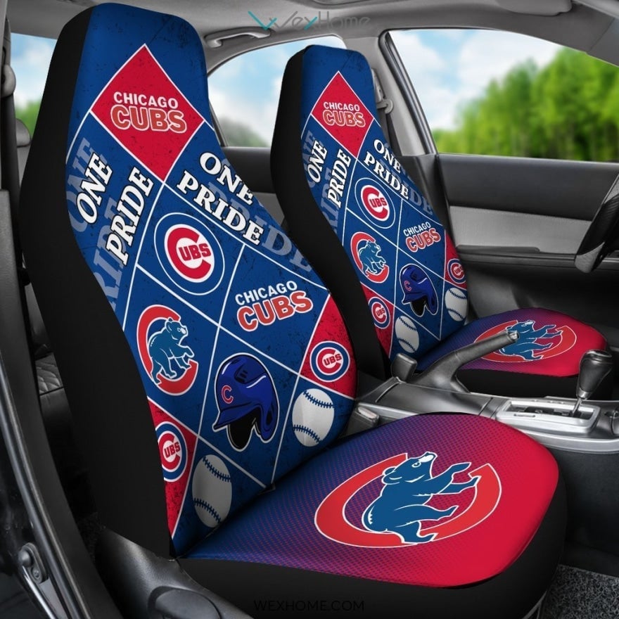 Pride Flag Chicago Cubs Car Seat Covers Unique Car Gift 2021 - Famjoys Pride Flag Chicago Cubs Car Seat Covers Unique Car Gift 2021 - Famjoys