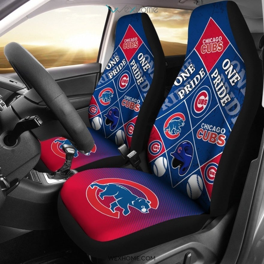 Pride Flag Chicago Cubs Car Seat Covers Unique Car Gift 2021 - Famjoys Pride Flag Chicago Cubs Car Seat Covers Unique Car Gift 2021 - Famjoys