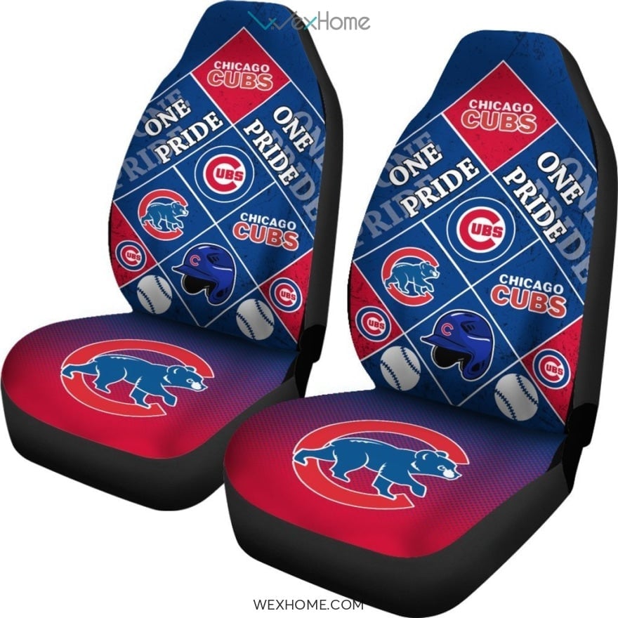 Pride Flag Chicago Cubs Car Seat Covers Unique Car Gift 2021 - Famjoys Pride Flag Chicago Cubs Car Seat Covers Unique Car Gift 2021 - Famjoys