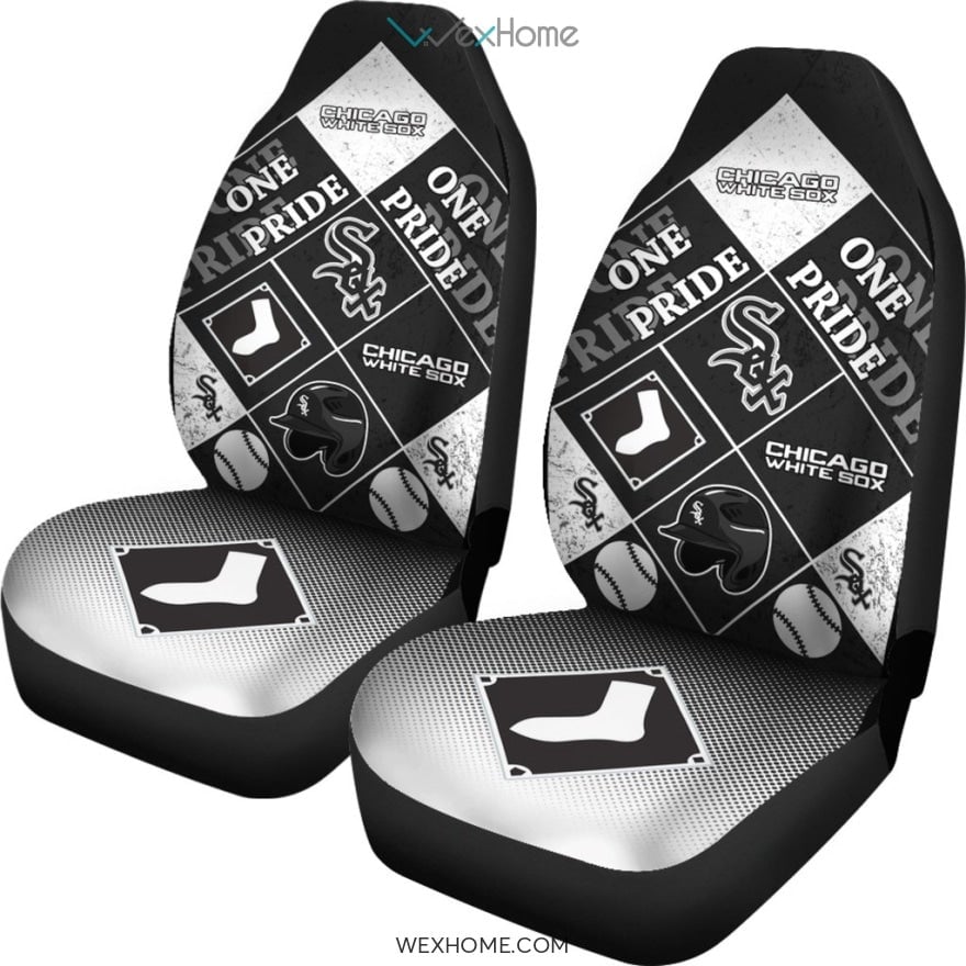 Pride Flag Chicago White Sox Car Seat Covers Unique Car Gift 2021 - Famjoys Pride Flag Chicago White Sox Car Seat Covers Unique Car Gift 2021 - Famjoys