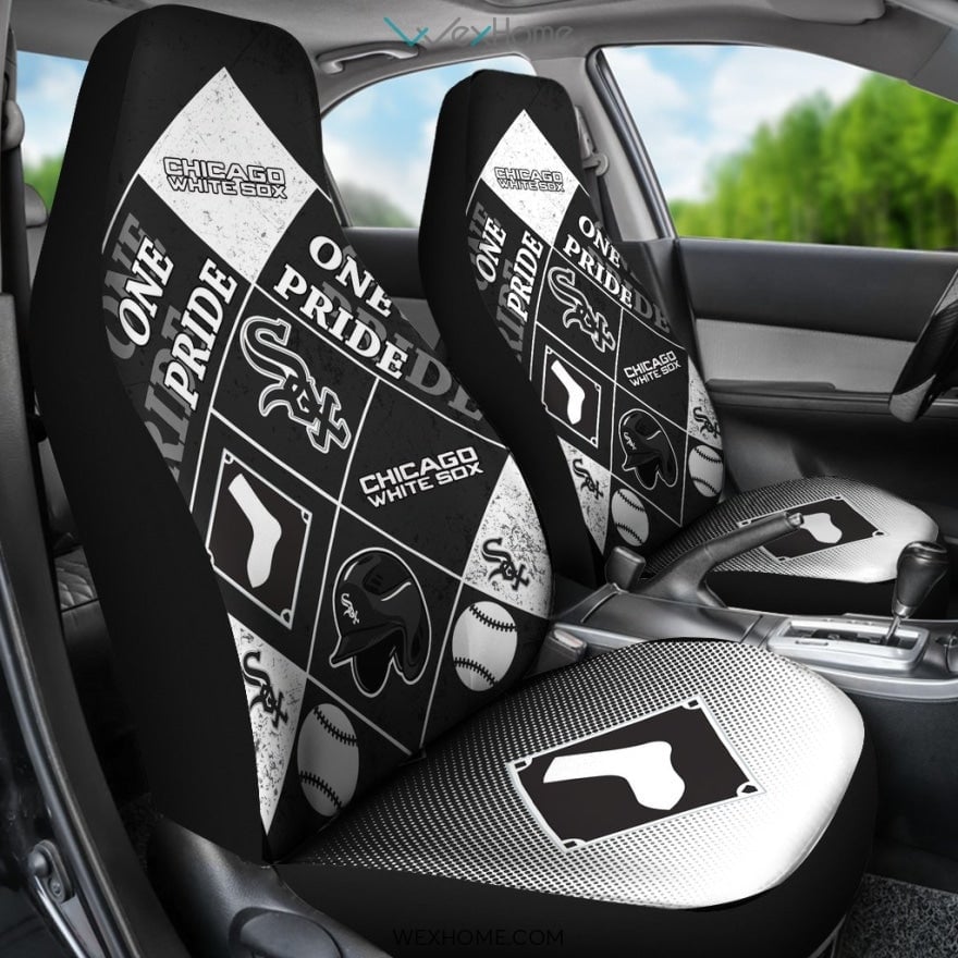 Pride Flag Chicago White Sox Car Seat Covers Unique Car Gift 2021 - Famjoys Pride Flag Chicago White Sox Car Seat Covers Unique Car Gift 2021 - Famjoys