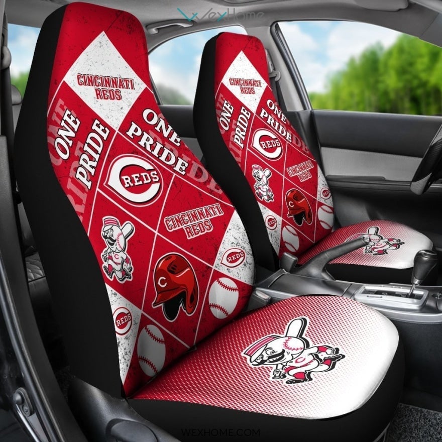 Pride Flag Cincinnati Reds Car Seat Covers Unique Car Gift 2021 - Famjoys Pride Flag Cincinnati Reds Car Seat Covers Unique Car Gift 2021 - Famjoys