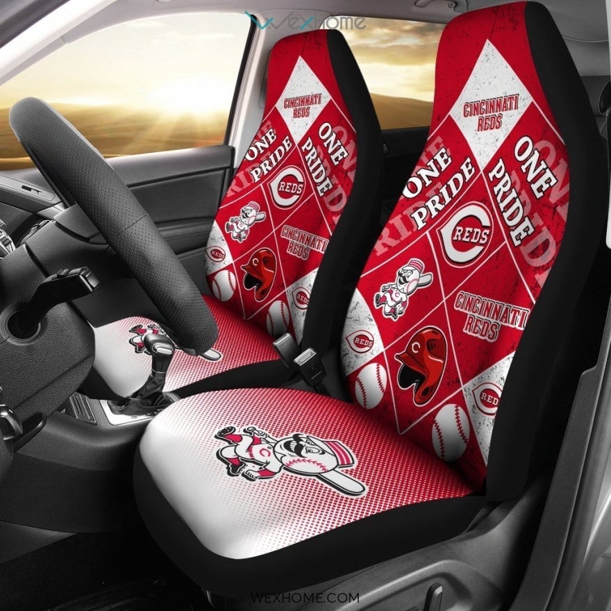 Pride Flag Cincinnati Reds Car Seat Covers Unique Car Gift 2021 - Famjoys Pride Flag Cincinnati Reds Car Seat Covers Unique Car Gift 2021 - Famjoys