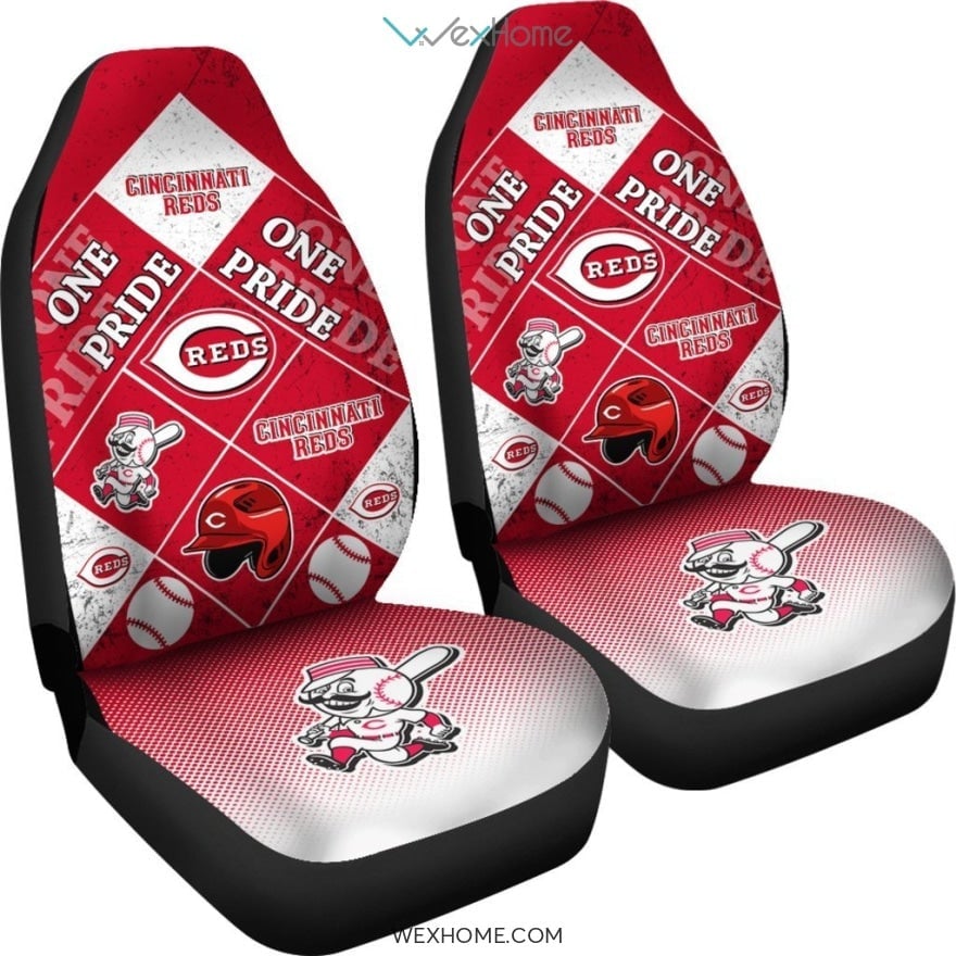 Pride Flag Cincinnati Reds Car Seat Covers Unique Car Gift 2021 - Famjoys Pride Flag Cincinnati Reds Car Seat Covers Unique Car Gift 2021 - Famjoys