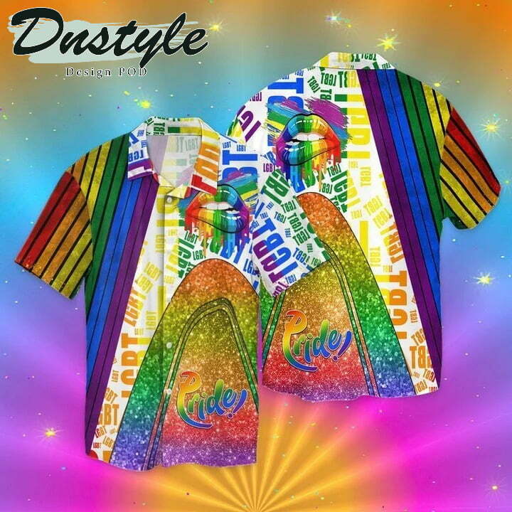 Pride Lips Hawaiian Shirt - Famjoys Pride Lips Hawaiian Shirt - Famjoys
