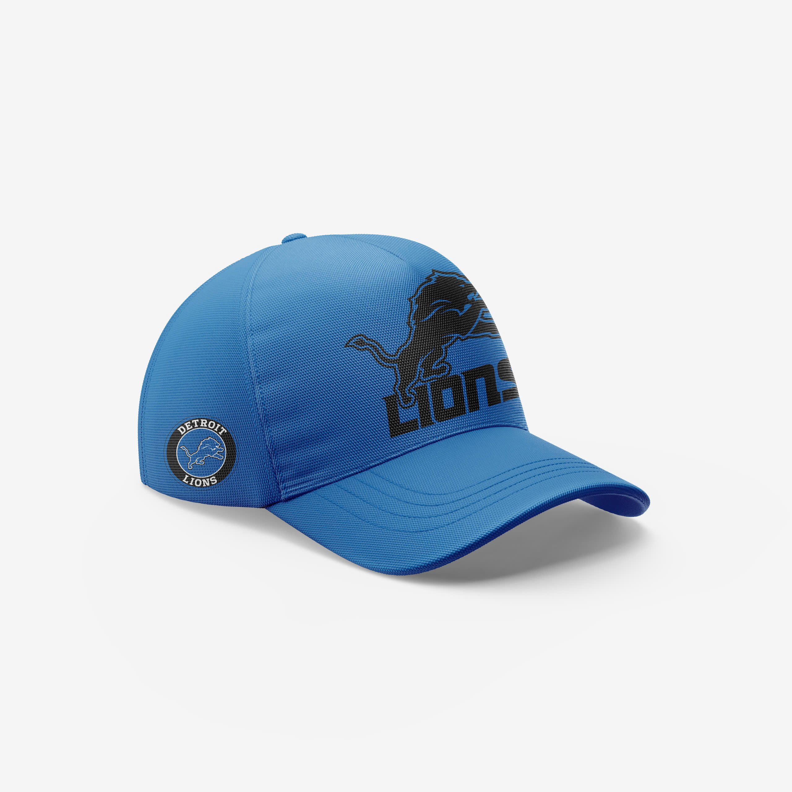 Pro Line by JH Design Black x Blue Detroit Lions Full-Bomber Lightweight Jacket V2 - Famjoys Pro Line by JH Design Black x Blue Detroit Lions Full-Bomber Lightweight Jacket V2 - Famjoys