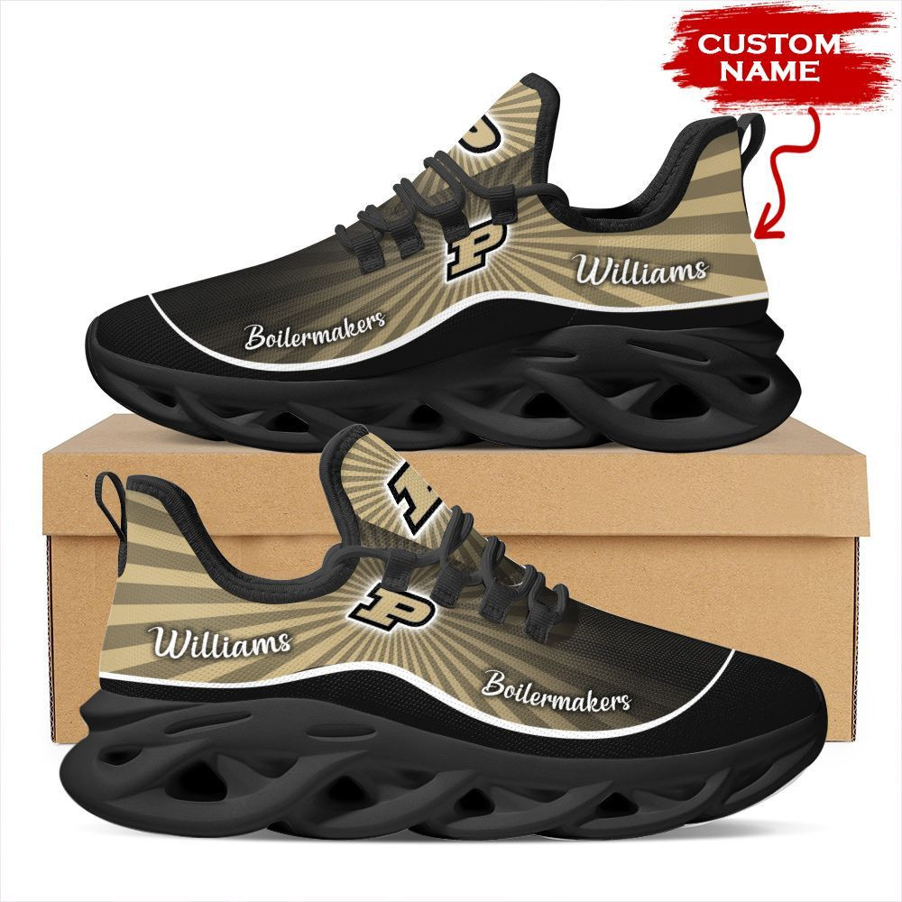 Purdue Boilermakers Custom Name Personalized Max Soul Sneakers Shoes - Famjoys Purdue Boilermakers Custom Name Personalized Max Soul Sneakers Shoes - Famjoys