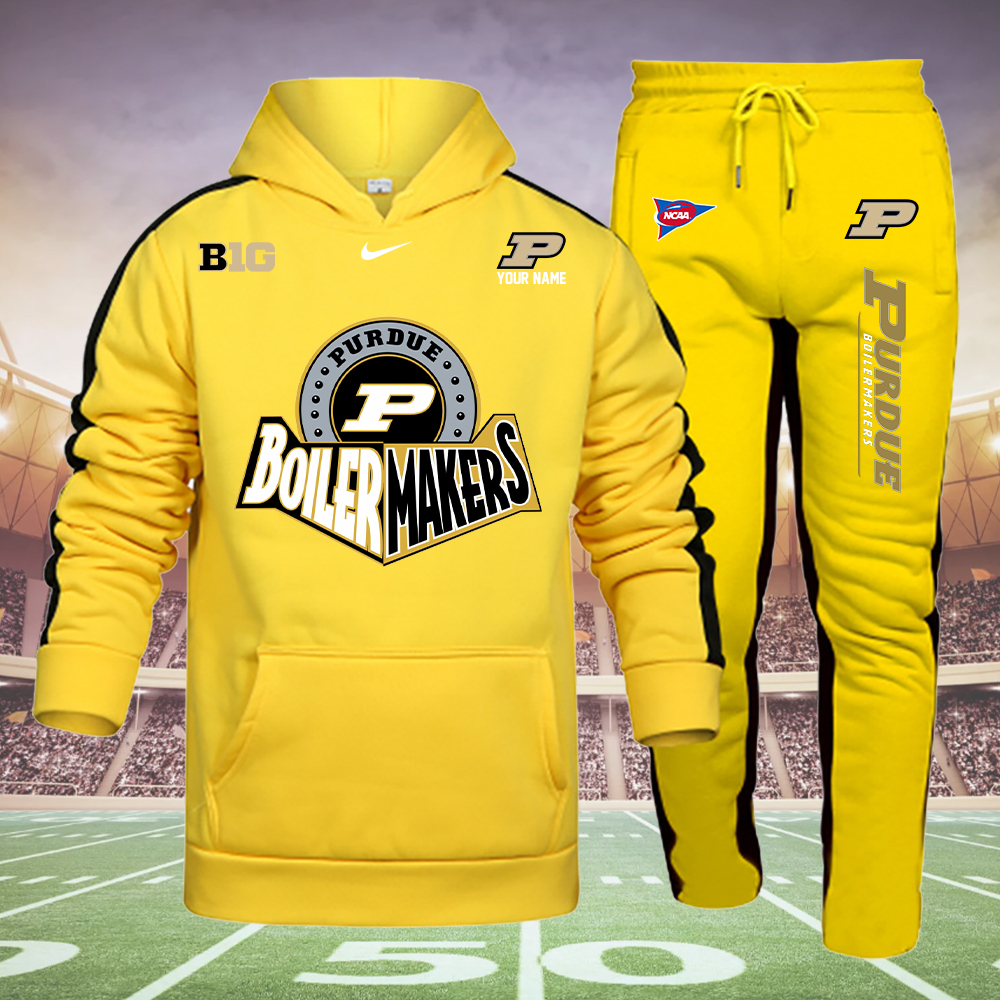 Purdue Boilermakers Hoodie Set - Famjoys Purdue Boilermakers Hoodie Set - Famjoys