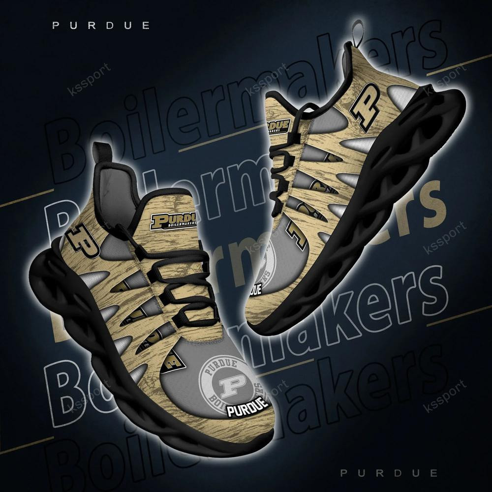 Purdue Boilermakers Max Soul Shoes, Running Sneakers - Famjoys Purdue Boilermakers Max Soul Shoes, Running Sneakers - Famjoys