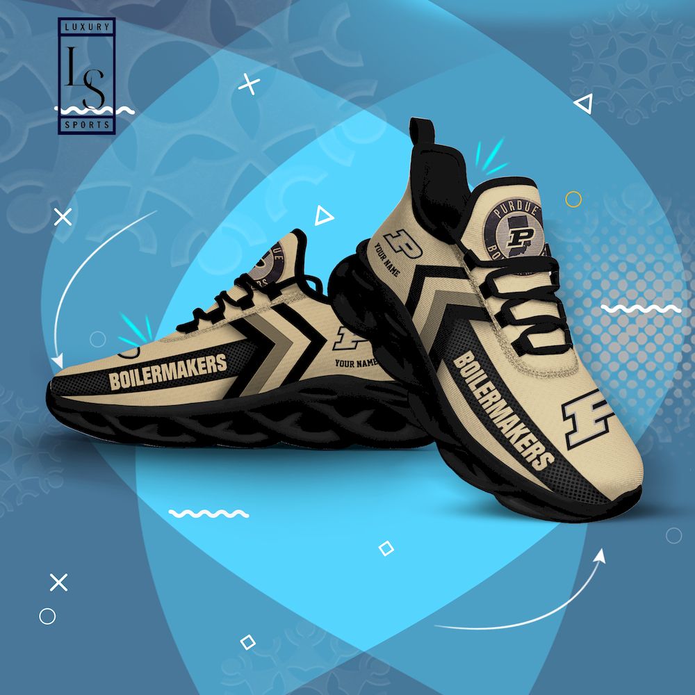 Purdue Boilermakers Personalized Max Soul Shoes - Famjoys Purdue Boilermakers Personalized Max Soul Shoes - Famjoys