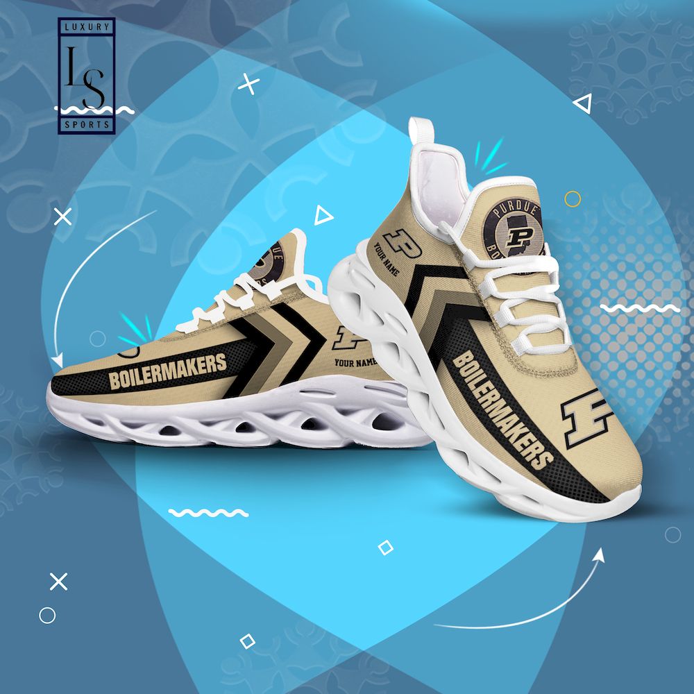 Purdue Boilermakers Personalized Max Soul Shoes - Famjoys Purdue Boilermakers Personalized Max Soul Shoes - Famjoys