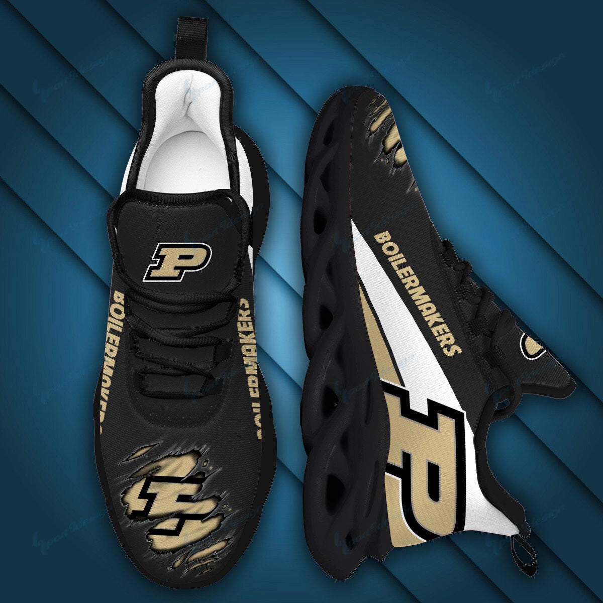 Purdue Boilermakers YZ Running Sneakers - Famjoys Purdue Boilermakers YZ Running Sneakers - Famjoys