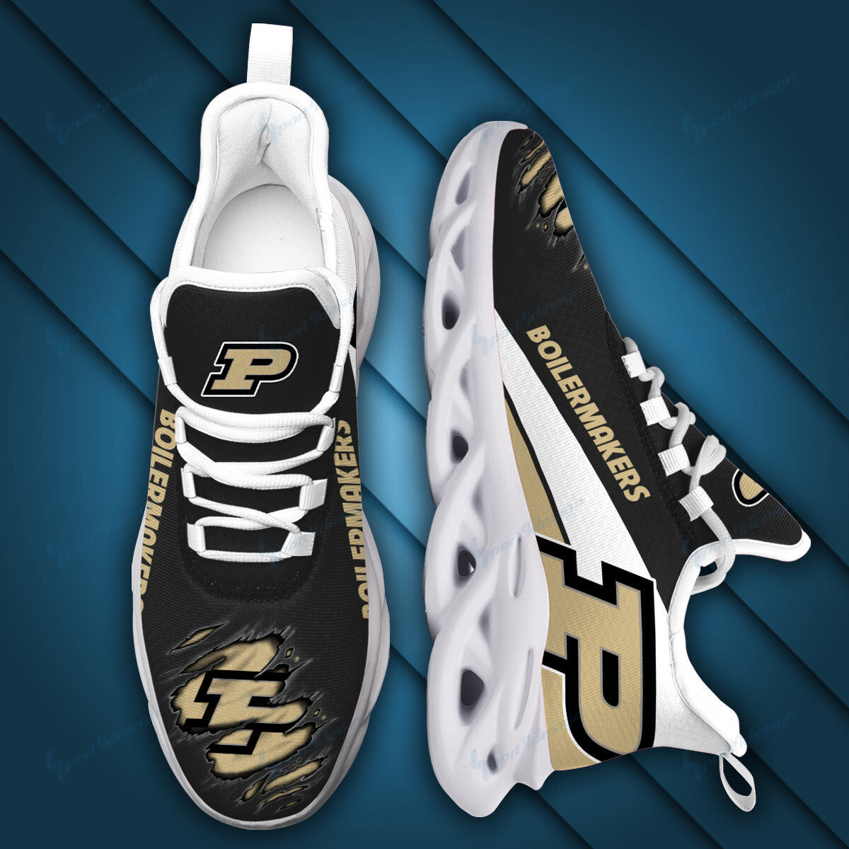 Purdue Boilermakers YZ Running Sneakers - Famjoys Purdue Boilermakers YZ Running Sneakers - Famjoys