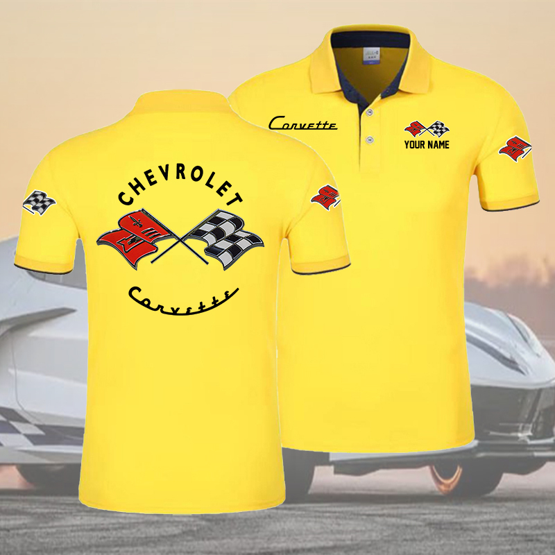 PVCLPC1418 Chevrolet Corvette C1 Polo Shirt - Famjoys PVCLPC1418 Chevrolet Corvette C1 Polo Shirt - Famjoys