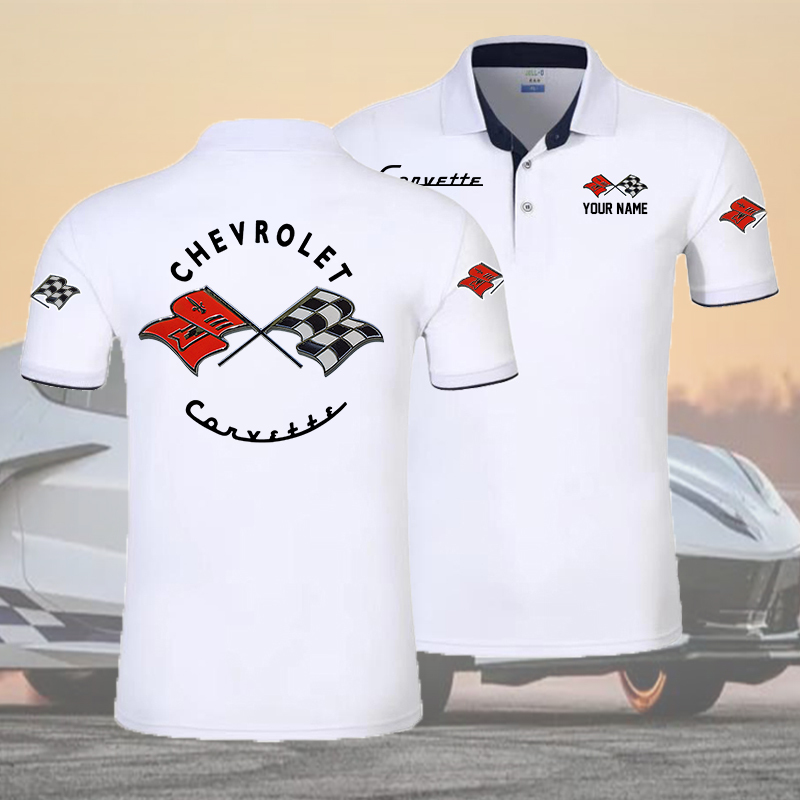 PVCLPC1418 Chevrolet Corvette C1 Polo Shirt - Famjoys PVCLPC1418 Chevrolet Corvette C1 Polo Shirt - Famjoys