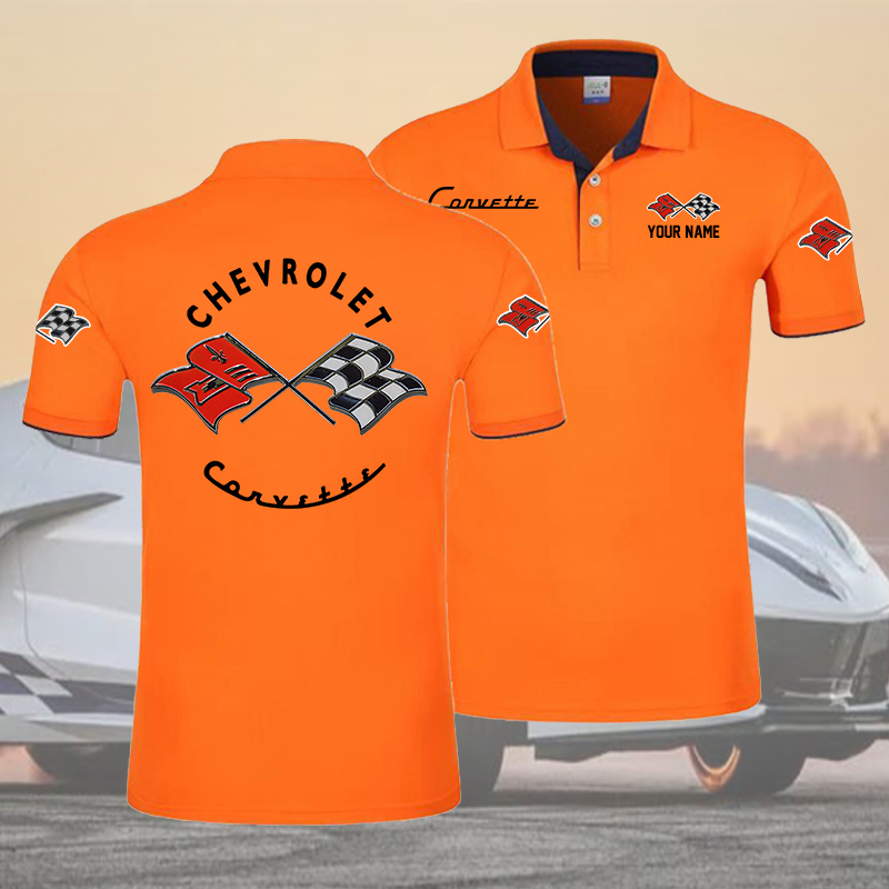 PVCLPC1418 Chevrolet Corvette C1 Polo Shirt - Famjoys PVCLPC1418 Chevrolet Corvette C1 Polo Shirt - Famjoys