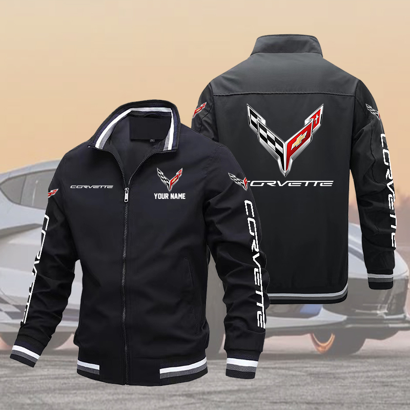 QLXLPC2822 CORV Boomber Jacket - Famjoys QLXLPC2822 CORV Boomber Jacket - Famjoys
