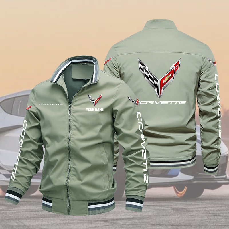 QLXLPC2822 CORV Boomber Jacket - Famjoys QLXLPC2822 CORV Boomber Jacket - Famjoys
