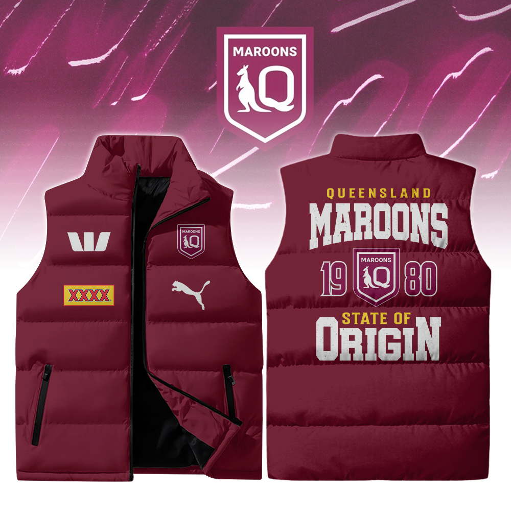 Queensland Maroons 2D Cotton Vest Design Limited - Famjoys Queensland Maroons 2D Cotton Vest Design Limited - Famjoys