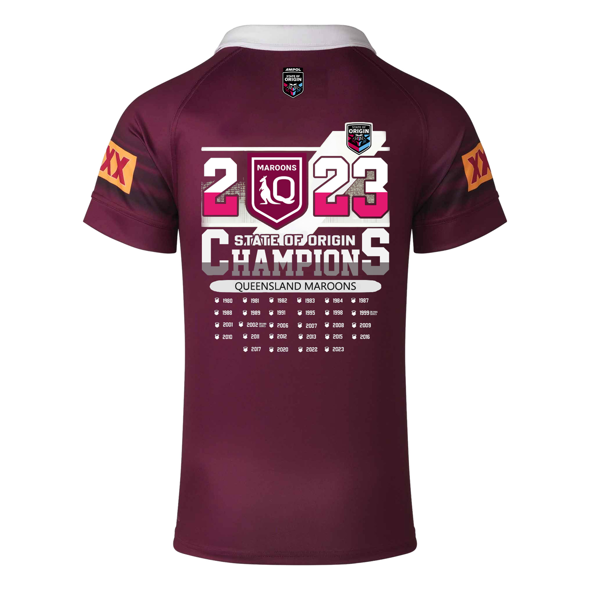 Queensland Maroons Champions 2023 Premium Jersey - Famjoys Queensland Maroons Champions 2023 Premium Jersey - Famjoys