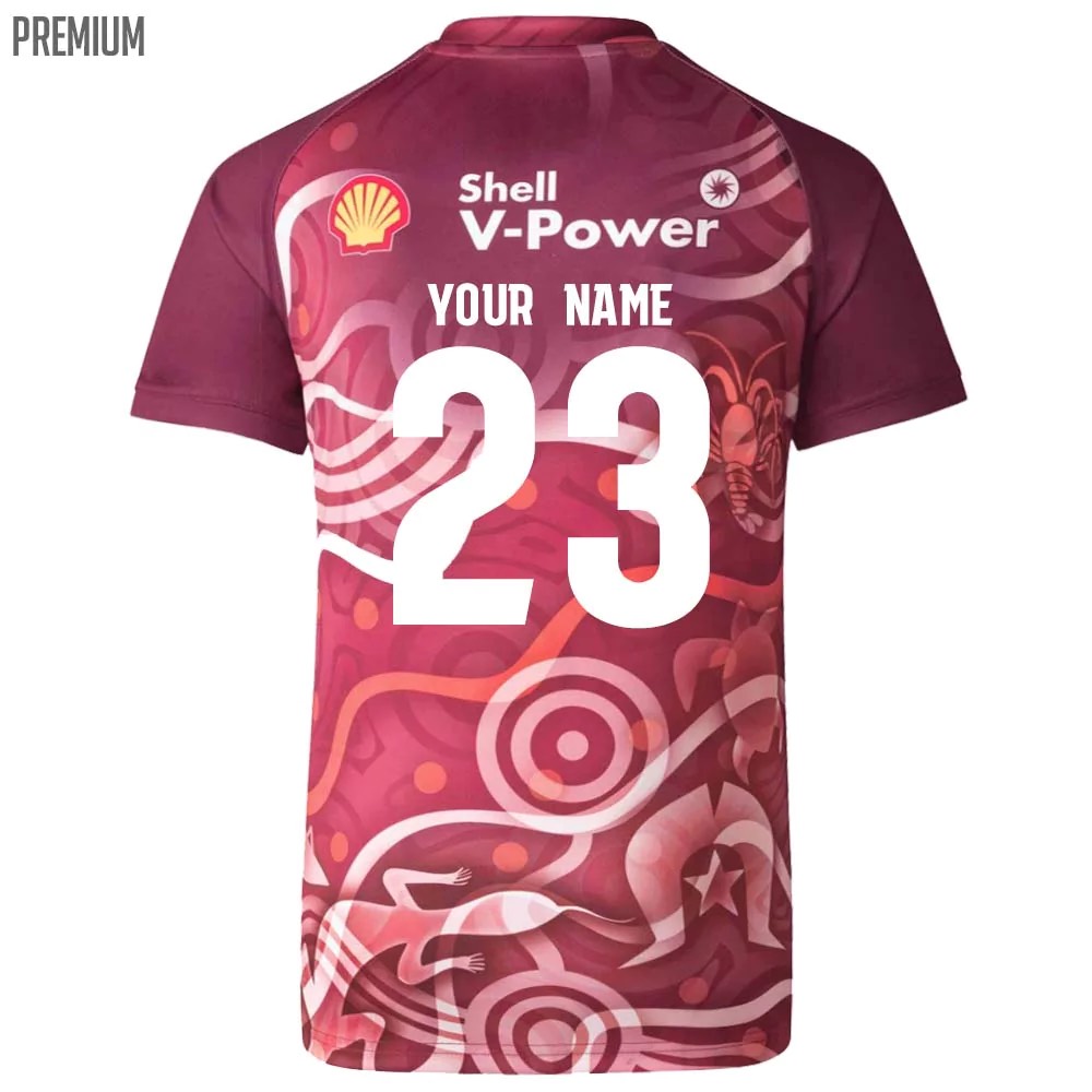 Queensland Maroons Champions 23 Premium Jersey - Famjoys Queensland Maroons Champions 23 Premium Jersey - Famjoys