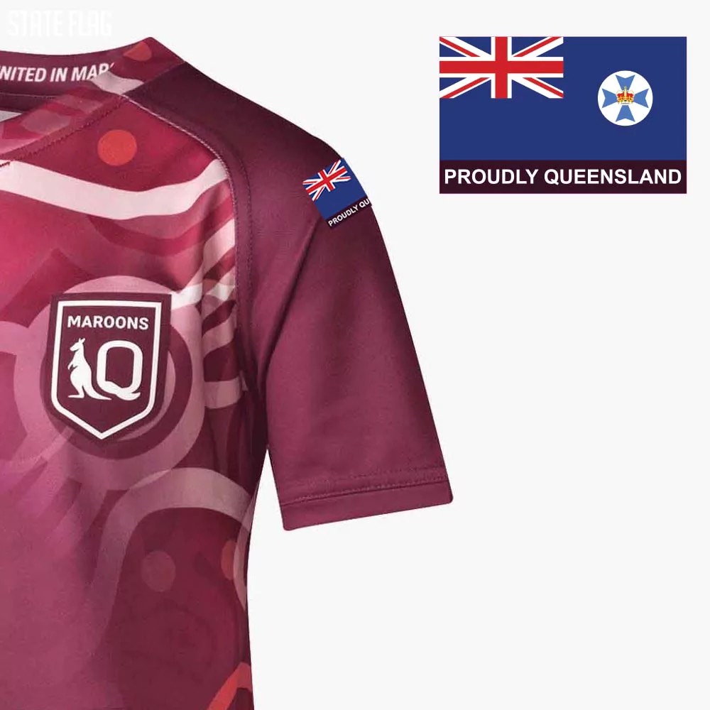 Queensland Maroons Champions 23 Premium Jersey - Famjoys Queensland Maroons Champions 23 Premium Jersey - Famjoys
