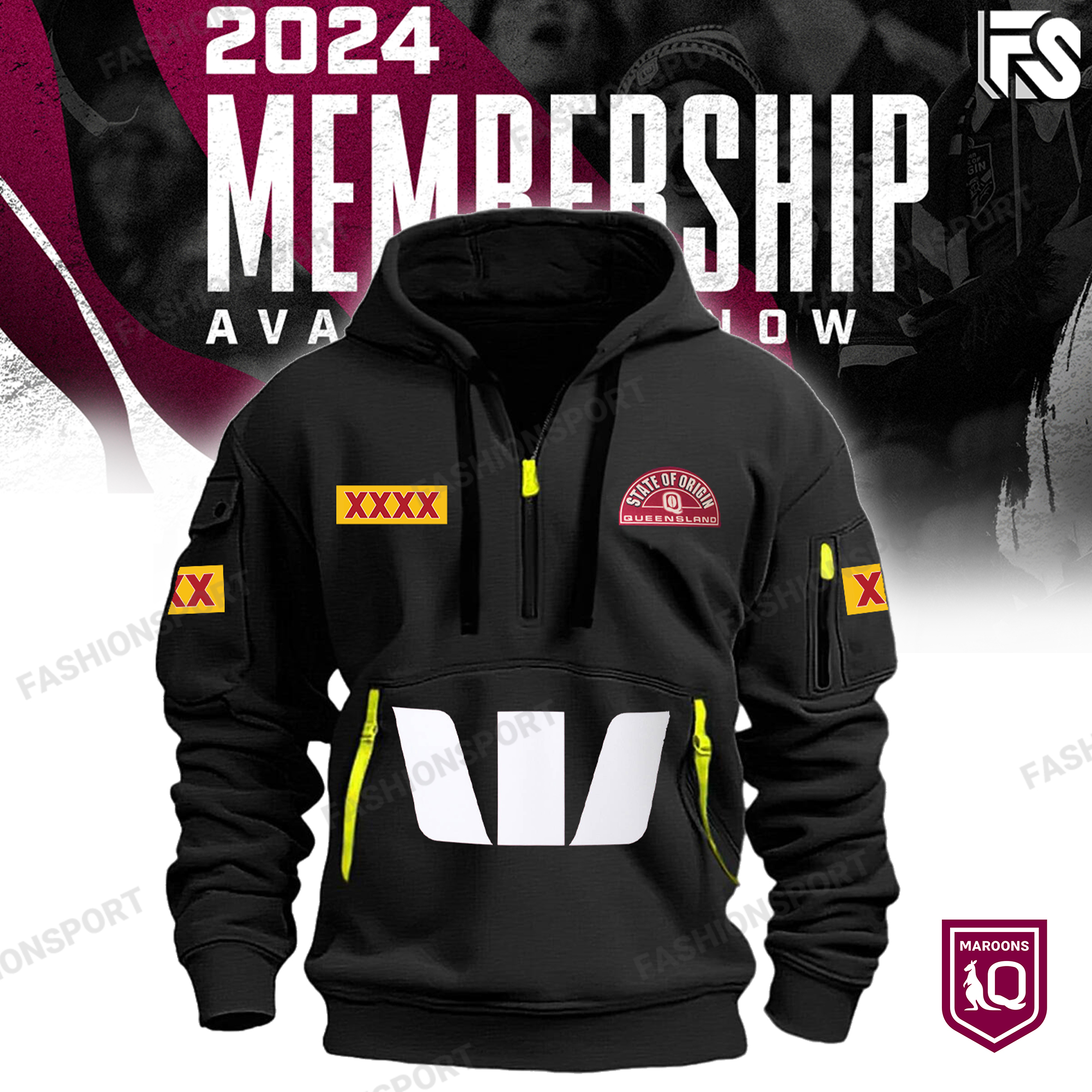 Queensland Maroons new hoodie - Famjoys Queensland Maroons new hoodie - Famjoys