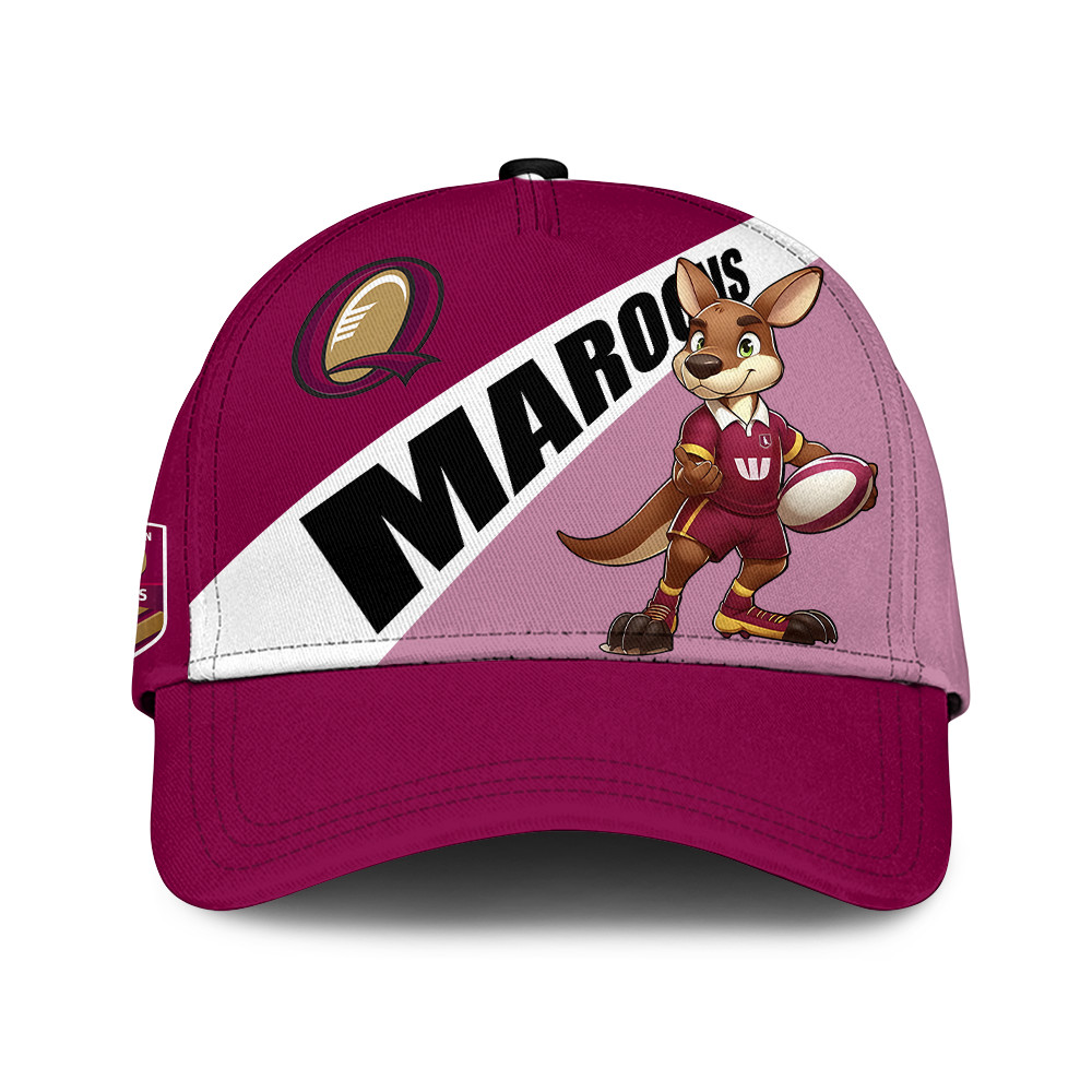 Queensland Maroons Premium Cap – Edition - Famjoys Queensland Maroons Premium Cap – Edition - Famjoys