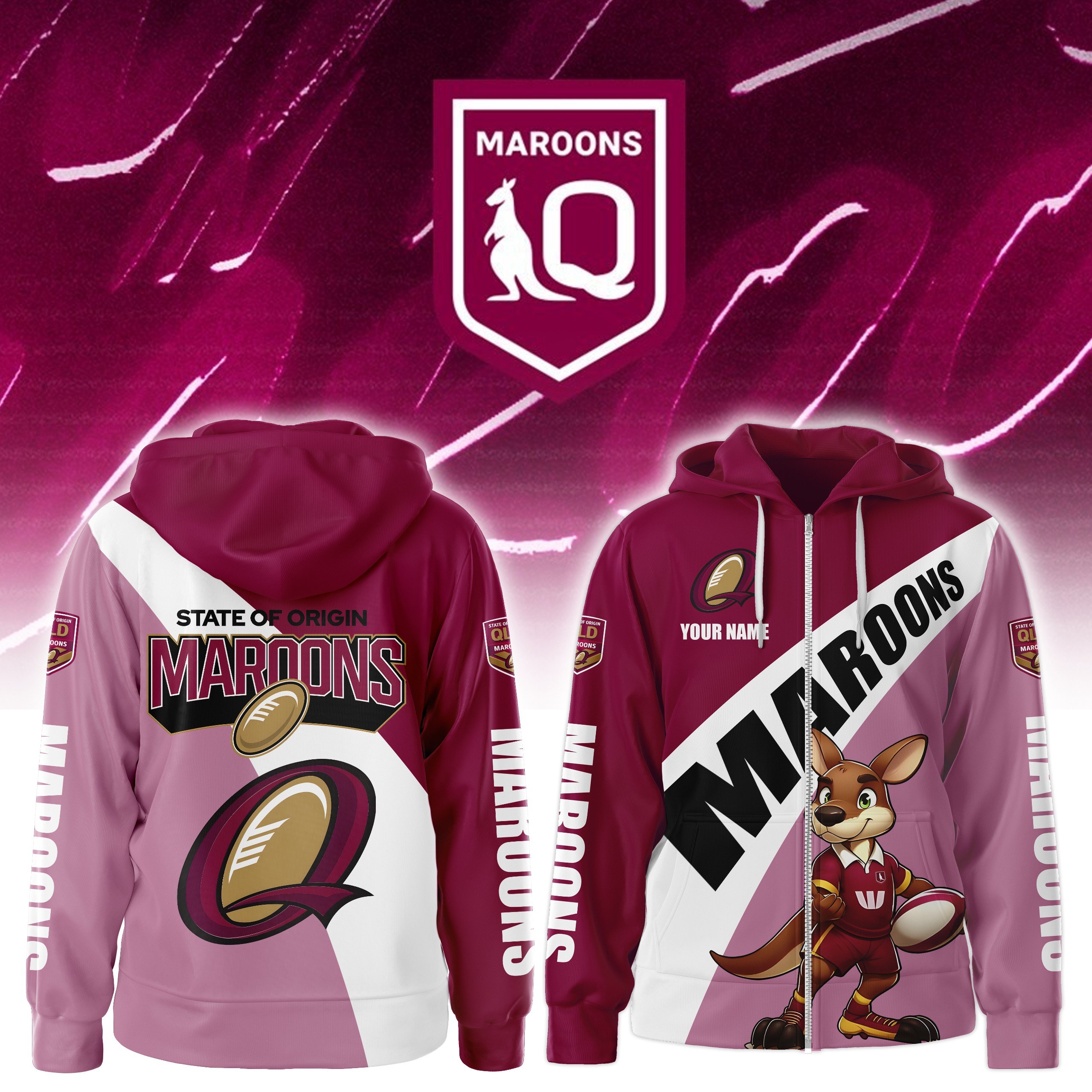 Queensland Maroons T-shirt, Sweatshirt, Hoodie, etc– Edition - Famjoys Queensland Maroons T-shirt, Sweatshirt, Hoodie, etc– Edition - Famjoys