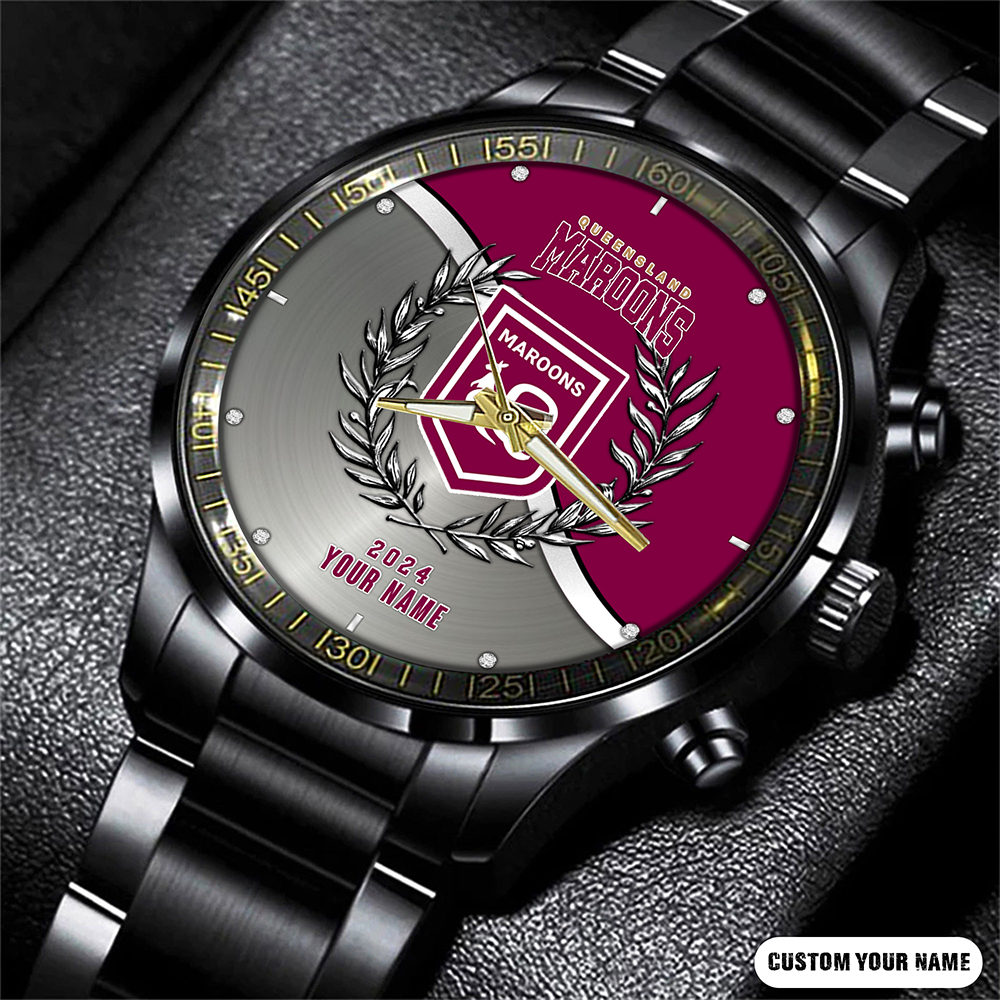 Queensland Maroons Watch Fashion Custom Name LIMITED NEW - Famjoys Queensland Maroons Watch Fashion Custom Name LIMITED NEW - Famjoys