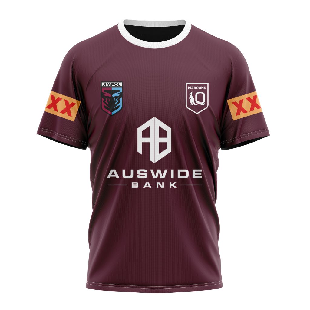 Queensland Maroons2023 State Of Origin Shirt V1 - Famjoys Queensland Maroons2023 State Of Origin Shirt V1 - Famjoys