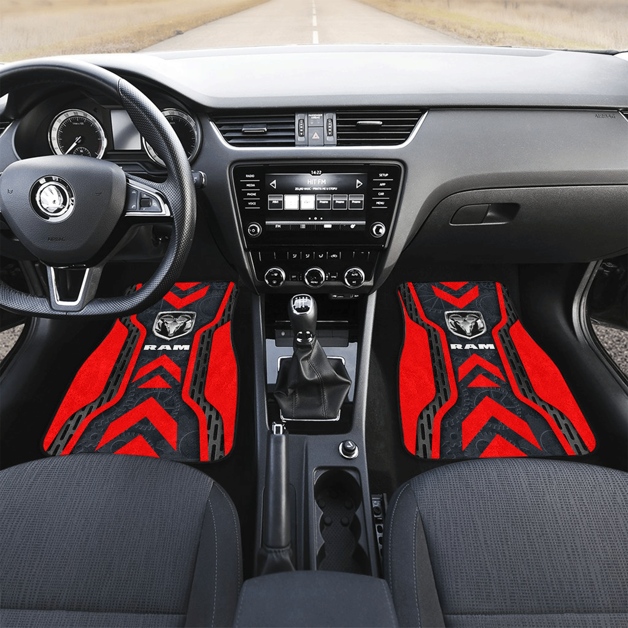 Ram Car Floor Mats ( Set Of 4 )