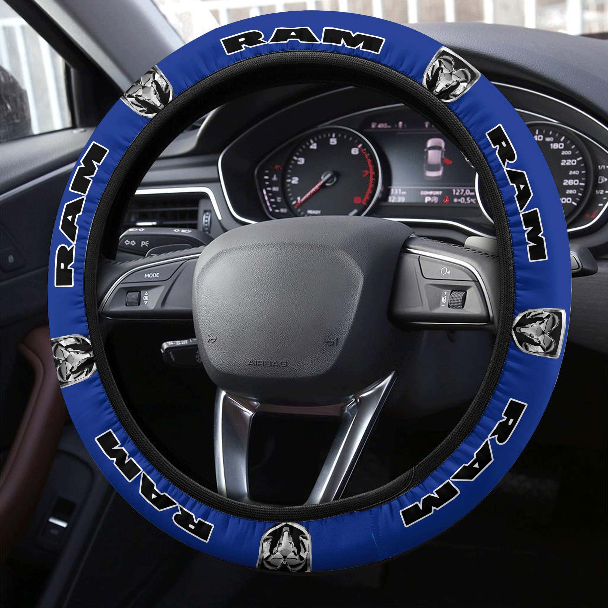 RAM STEERING WHEEL COVER - Famjoys RAM STEERING WHEEL COVER - Famjoys
