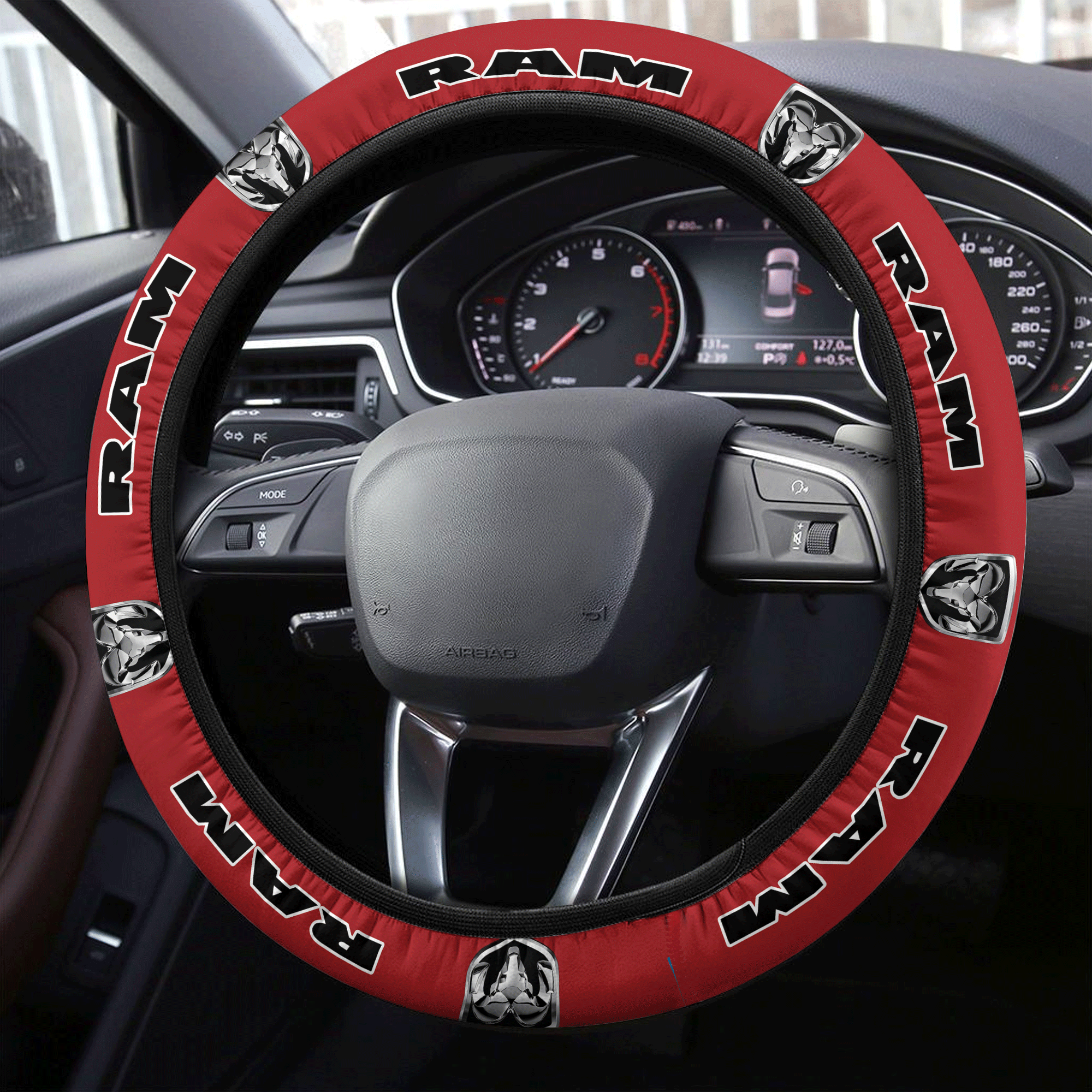 RAM STEERING WHEEL COVER - Famjoys RAM STEERING WHEEL COVER - Famjoys