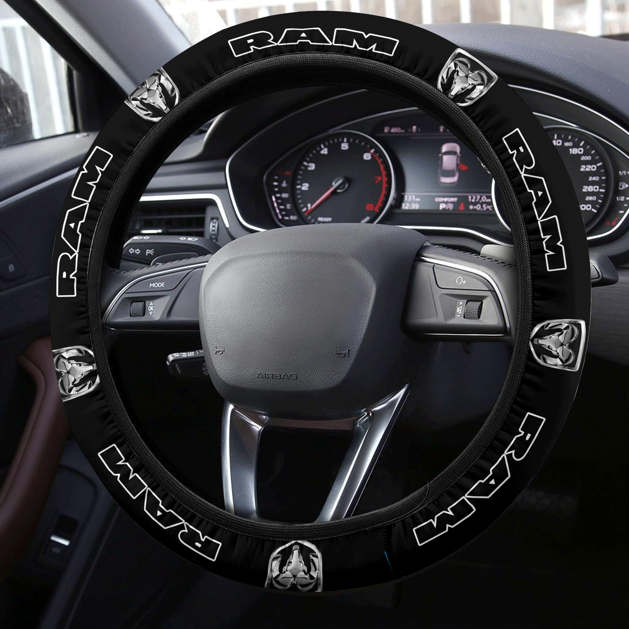 RAM STEERING WHEEL COVER - Famjoys RAM STEERING WHEEL COVER - Famjoys