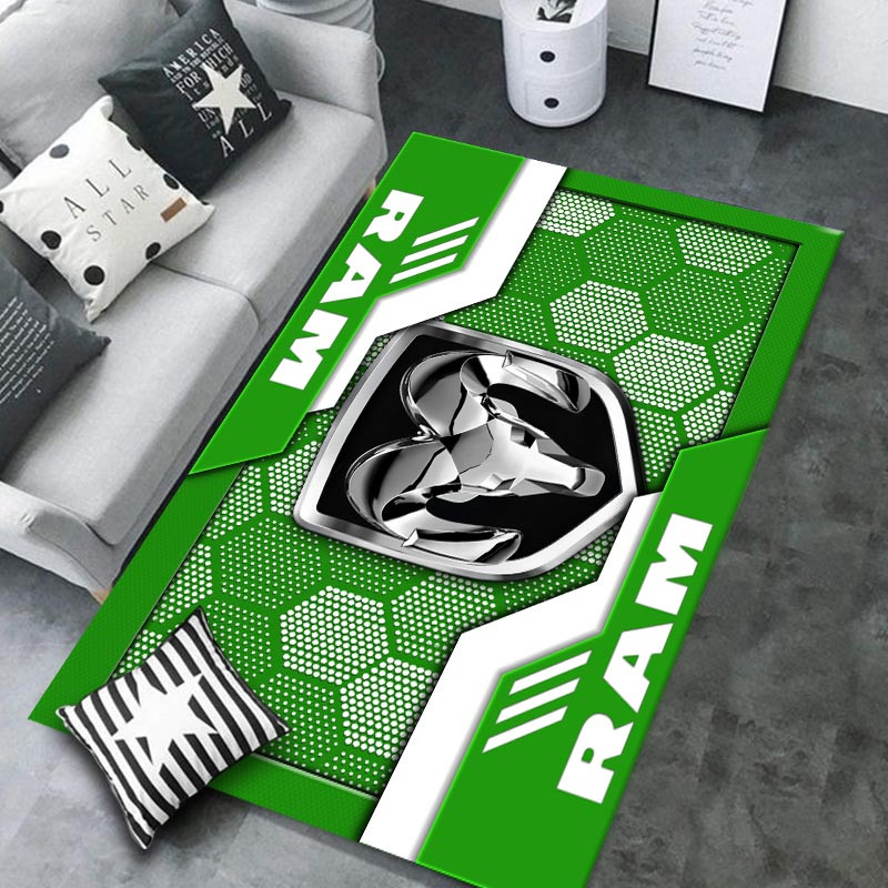 Ram truck Area Rugs 3431 Multicolor - Famjoys Ram truck Area Rugs 3431 Multicolor - Famjoys