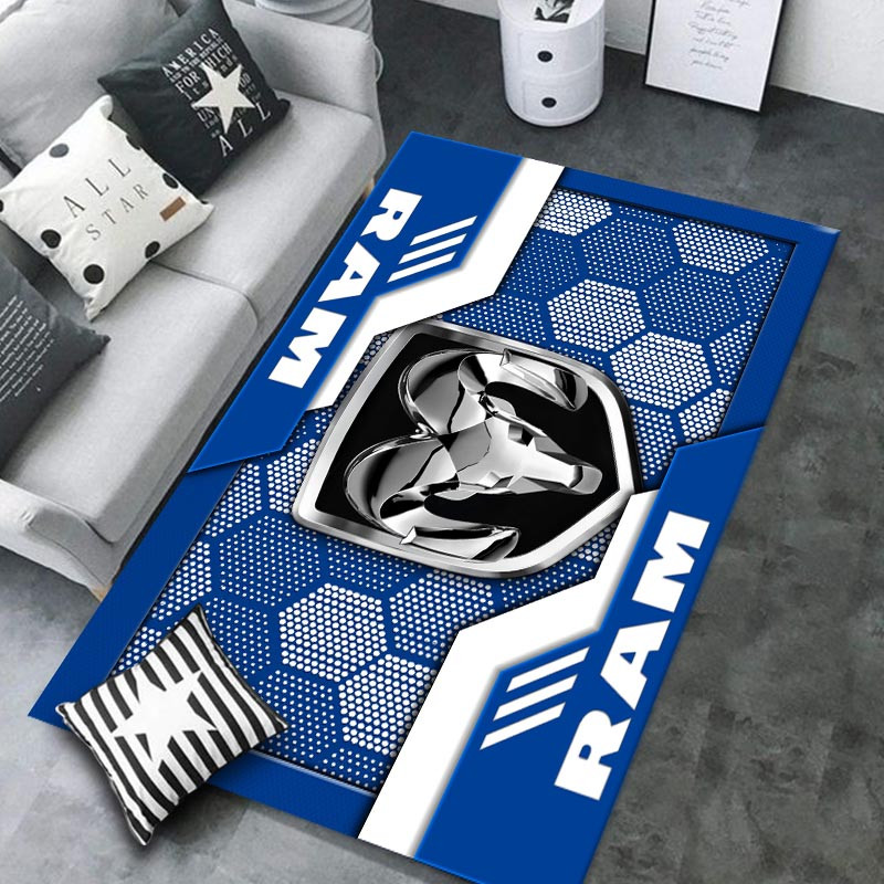 Ram truck Area Rugs 3431 Multicolor - Famjoys Ram truck Area Rugs 3431 Multicolor - Famjoys