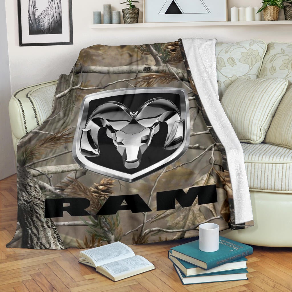 Ram Truck Camo Blanket