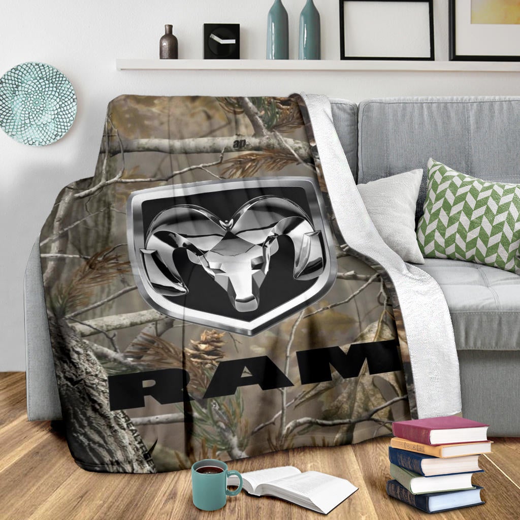 Ram Truck Camo Blanket