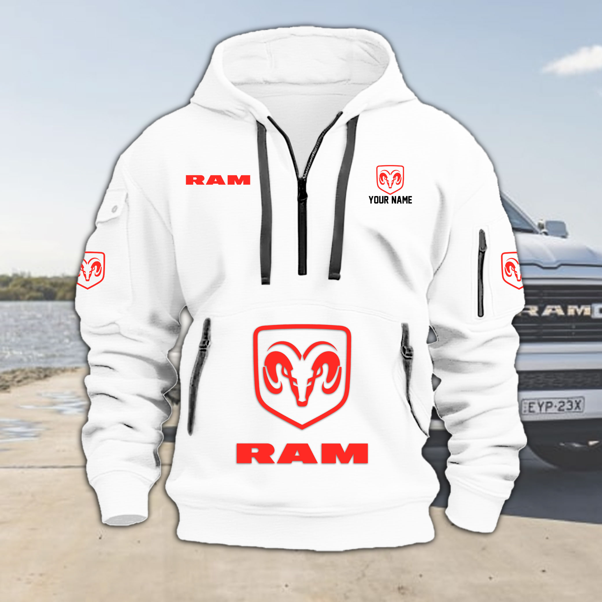 Ram Trucks Heavy Hoodie Color - Famjoys Ram Trucks Heavy Hoodie Color - Famjoys