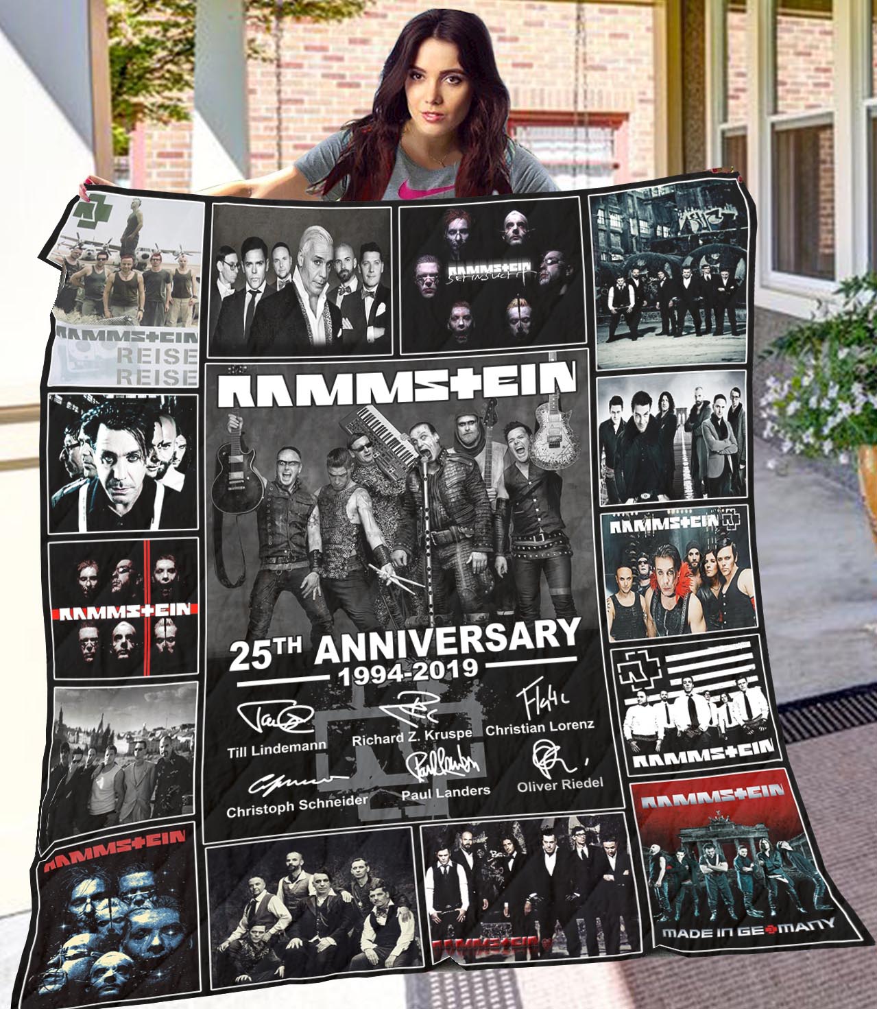Rammstein Quilt-blanket - Famjoys Rammstein Quilt-blanket - Famjoys