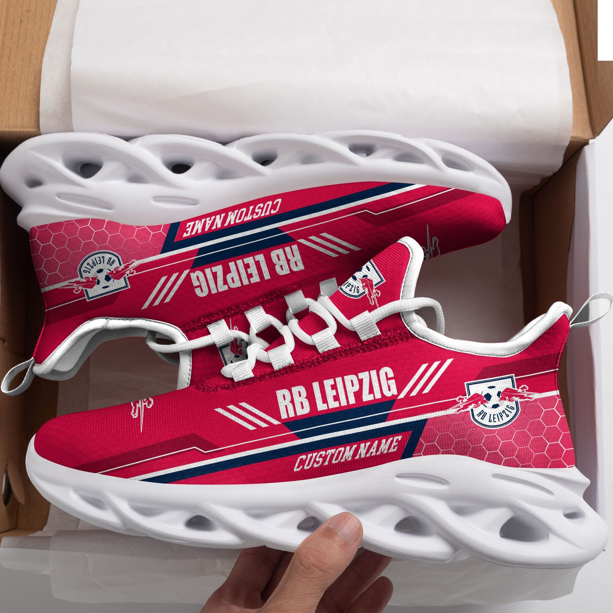 RB Leipzig Custom Personalized Max Soul Sneakers Shoes