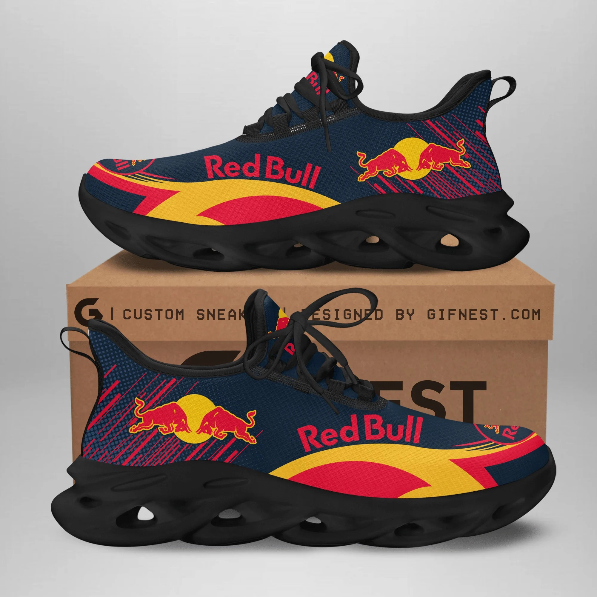 Red Bull Racing Sneakers RUNNING SHOES VER 10 - Famjoys Red Bull Racing Sneakers RUNNING SHOES VER 10 - Famjoys