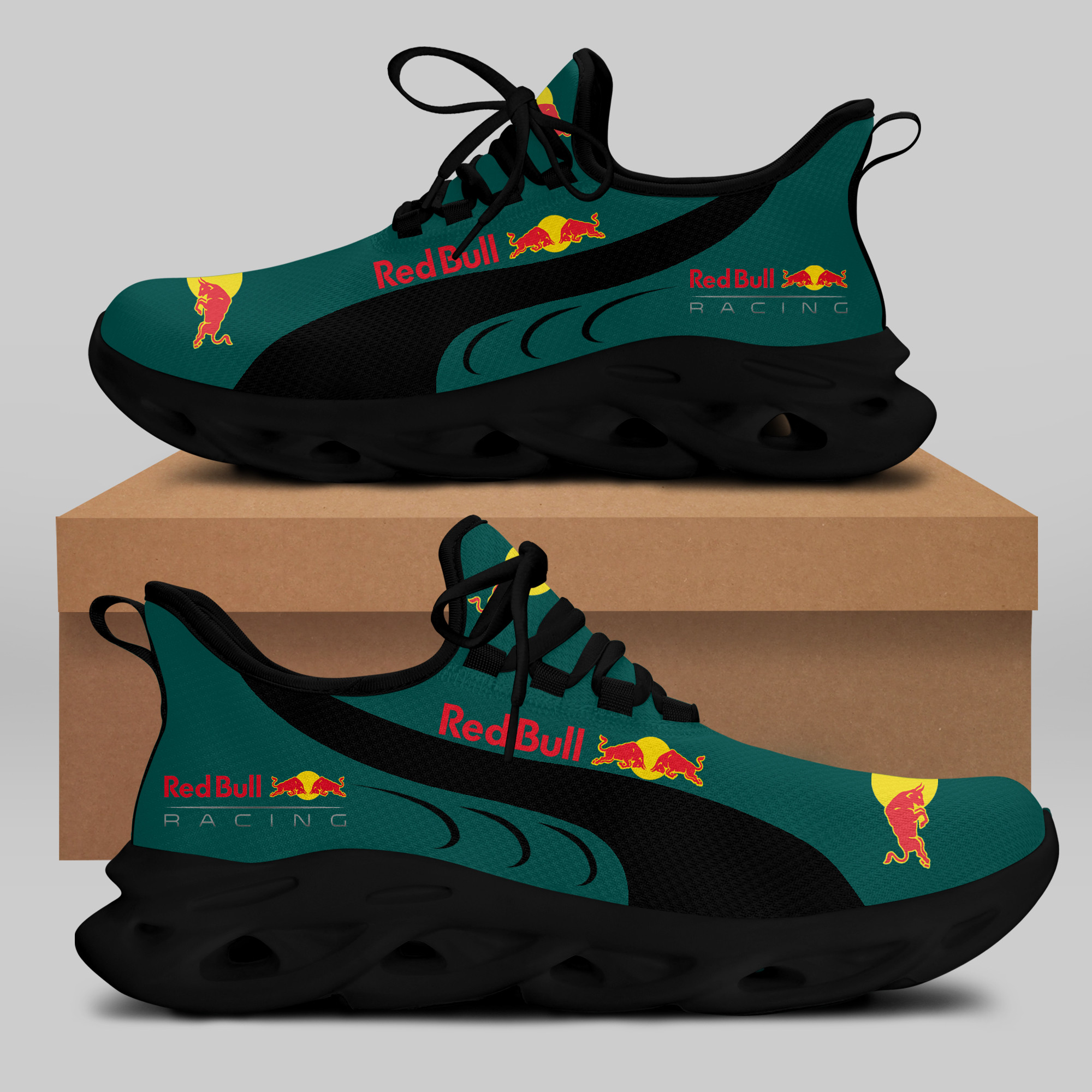 Red Bull Racing Sneakers RUNNING SHOES VER 12 - Famjoys Red Bull Racing Sneakers RUNNING SHOES VER 12 - Famjoys