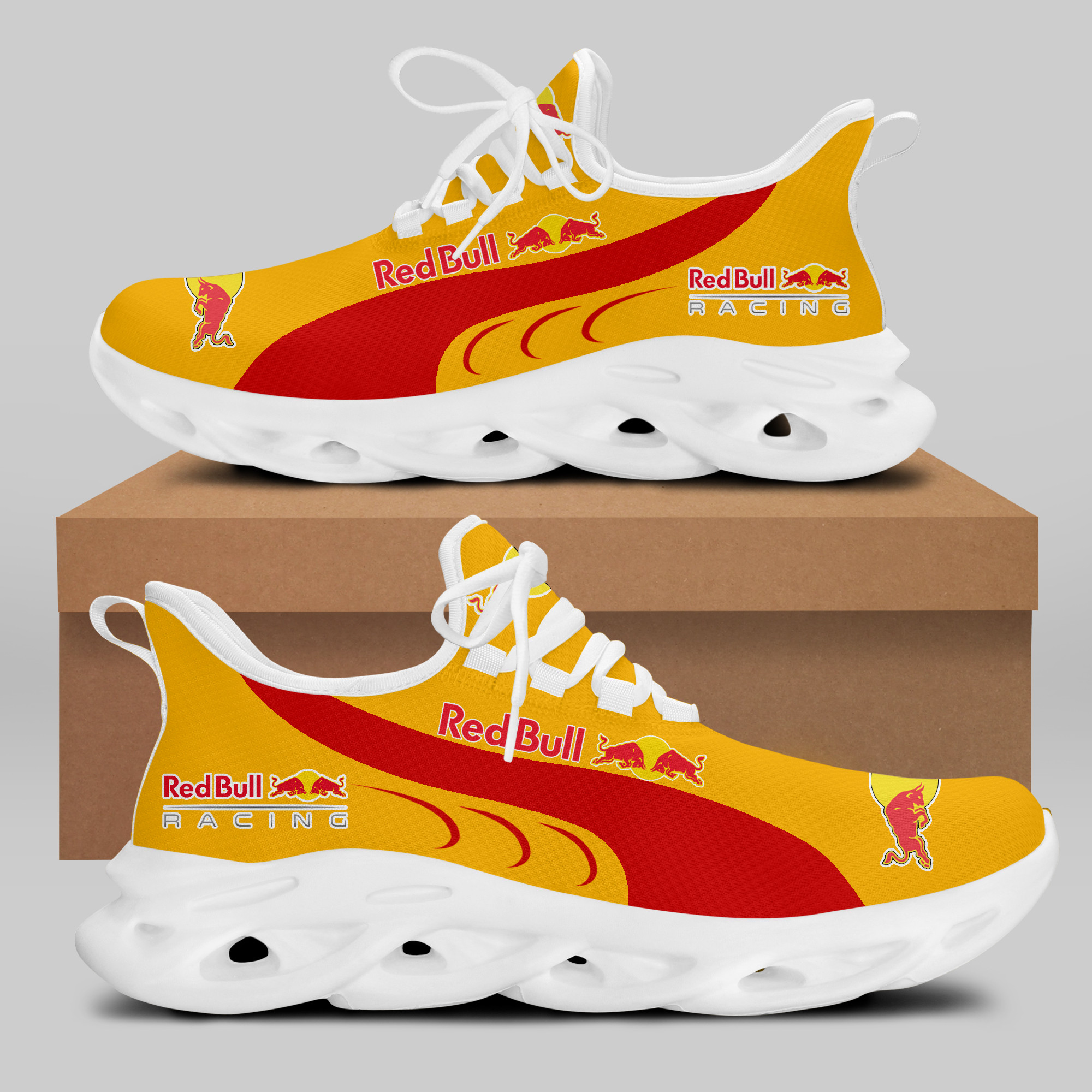 Red Bull Racing Sneakers RUNNING SHOES VER 19 - Famjoys Red Bull Racing Sneakers RUNNING SHOES VER 19 - Famjoys